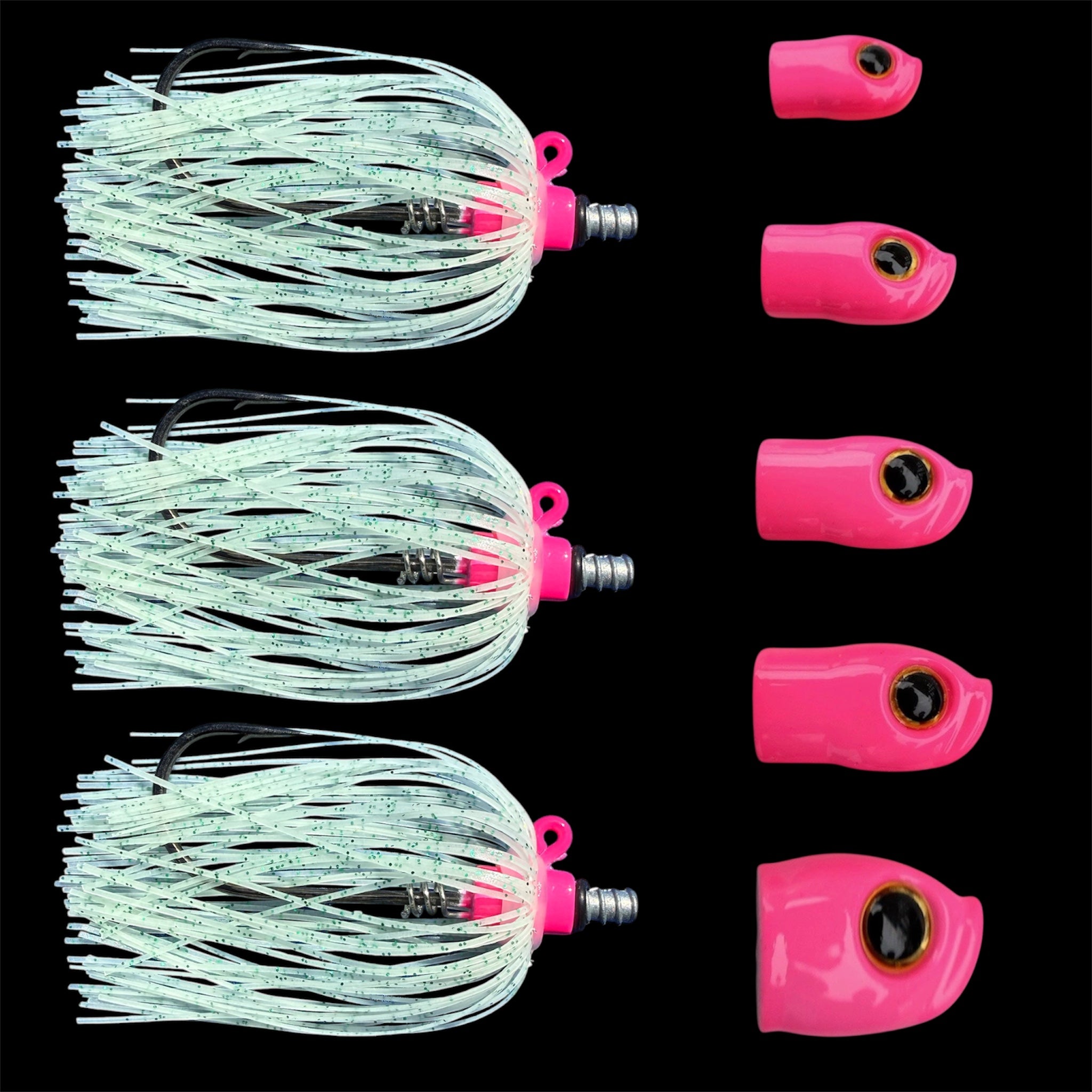 Skirted Screwy Head Jigs