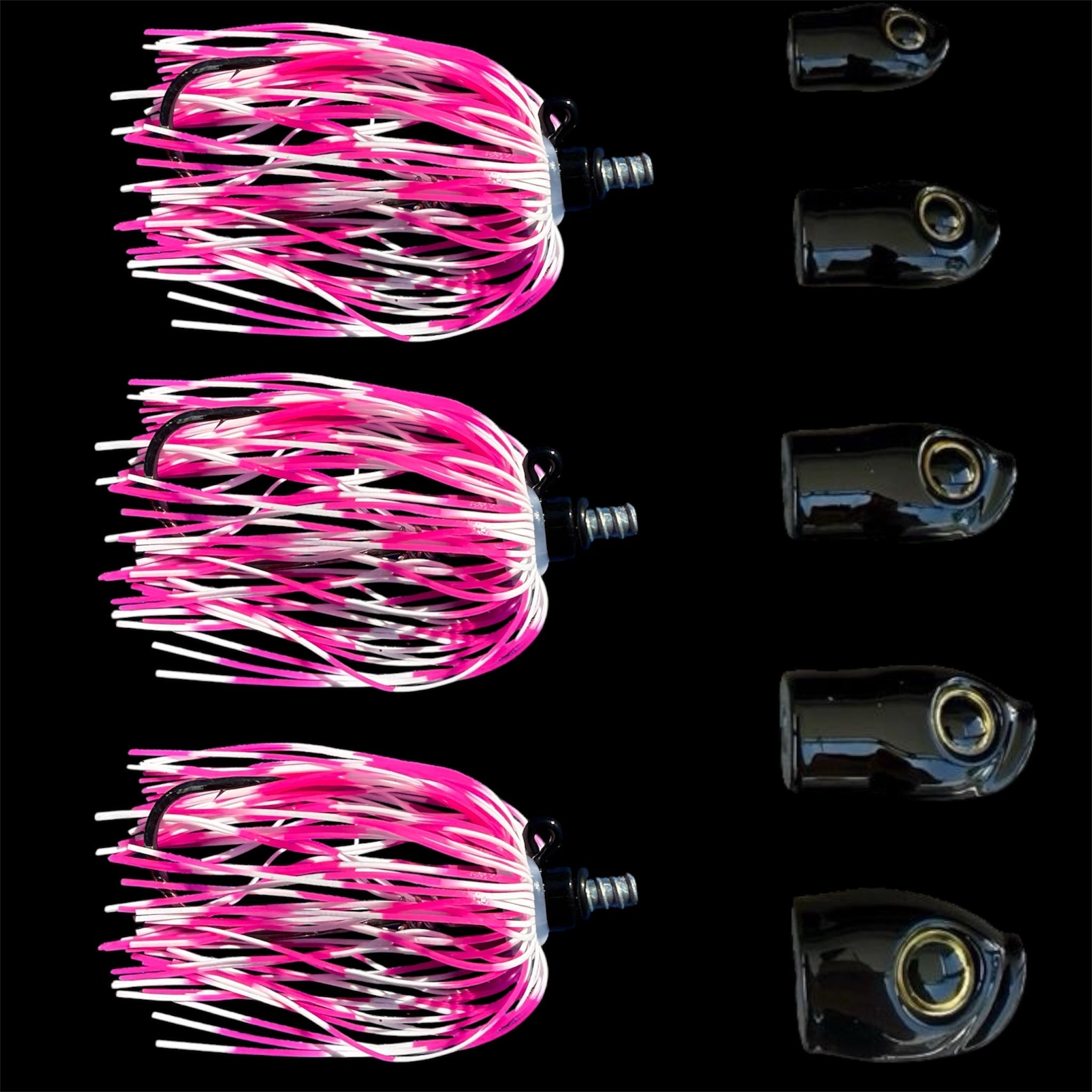 Skirted Screwy Head Jigs
